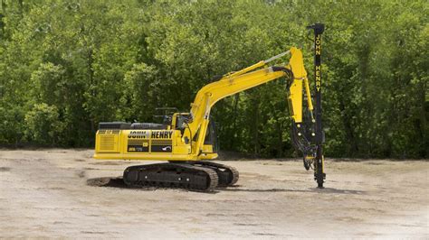 excavator mounted rock drills